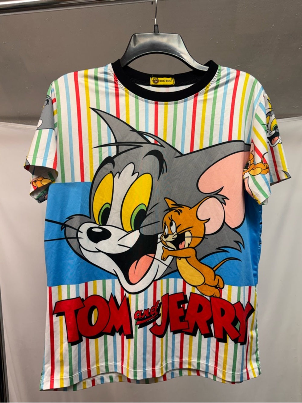 Tom and Jerry Kids' Graphic Tee - Multicolor Sz XL